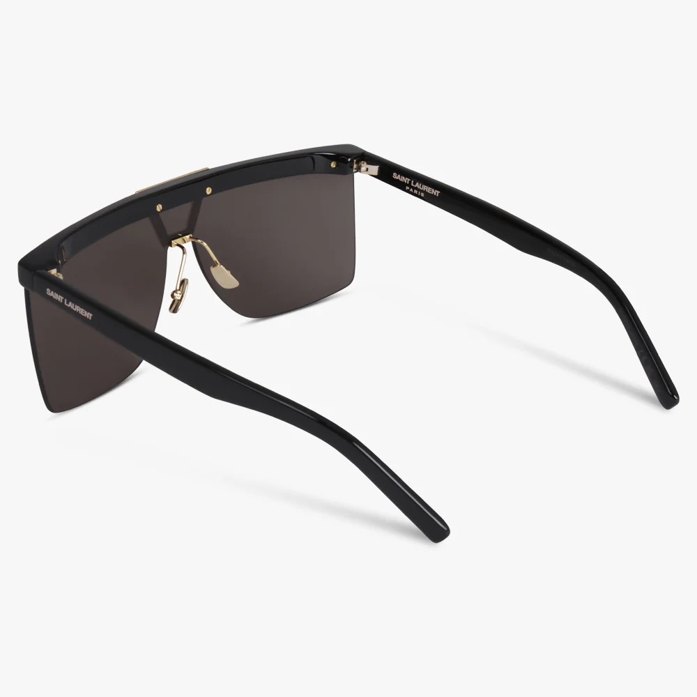 – New & Authentic Saint Laurent SL 537 PALACE Black Sunglasses - Picture 6 of 14